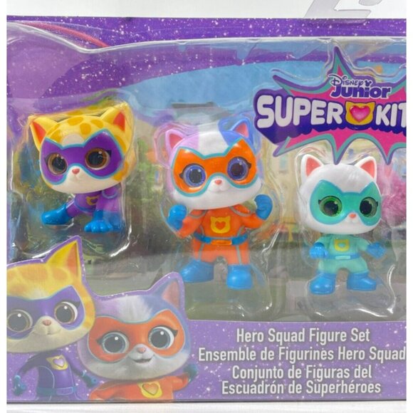 Disney Junior SuperKitties Hero Squad 5 Mini Figure Set - Picture 4 of 8